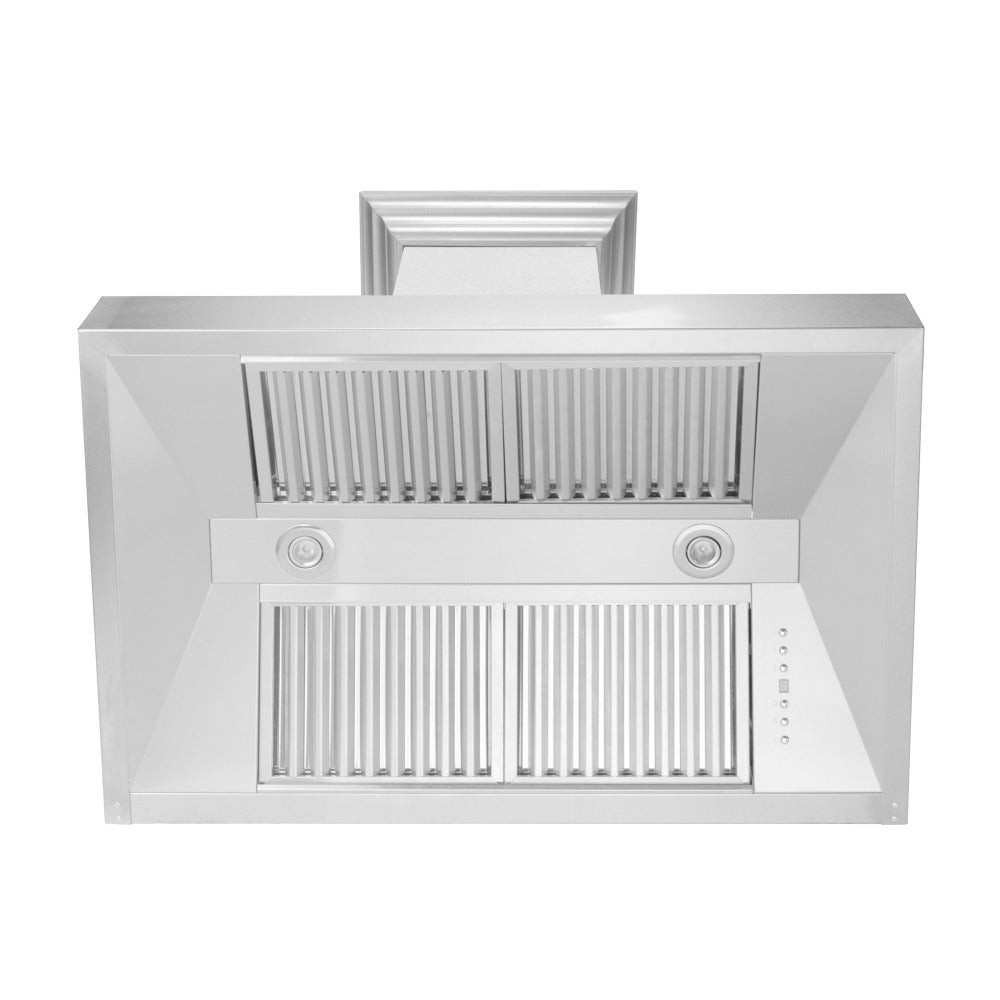ZLINE 36 in. Satin Stainless Steel Wall Mount Range Hood (8654SN-36)