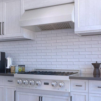 ZLINE 36 in. Satin Stainless Steel Convertible Vent Under Cabinet Range Hood (8685S-36)