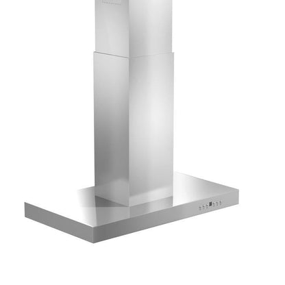 ZLINE 36 in. Convertible Vent Island Mount Range Hood in Stainless Steel (KE2i-36)