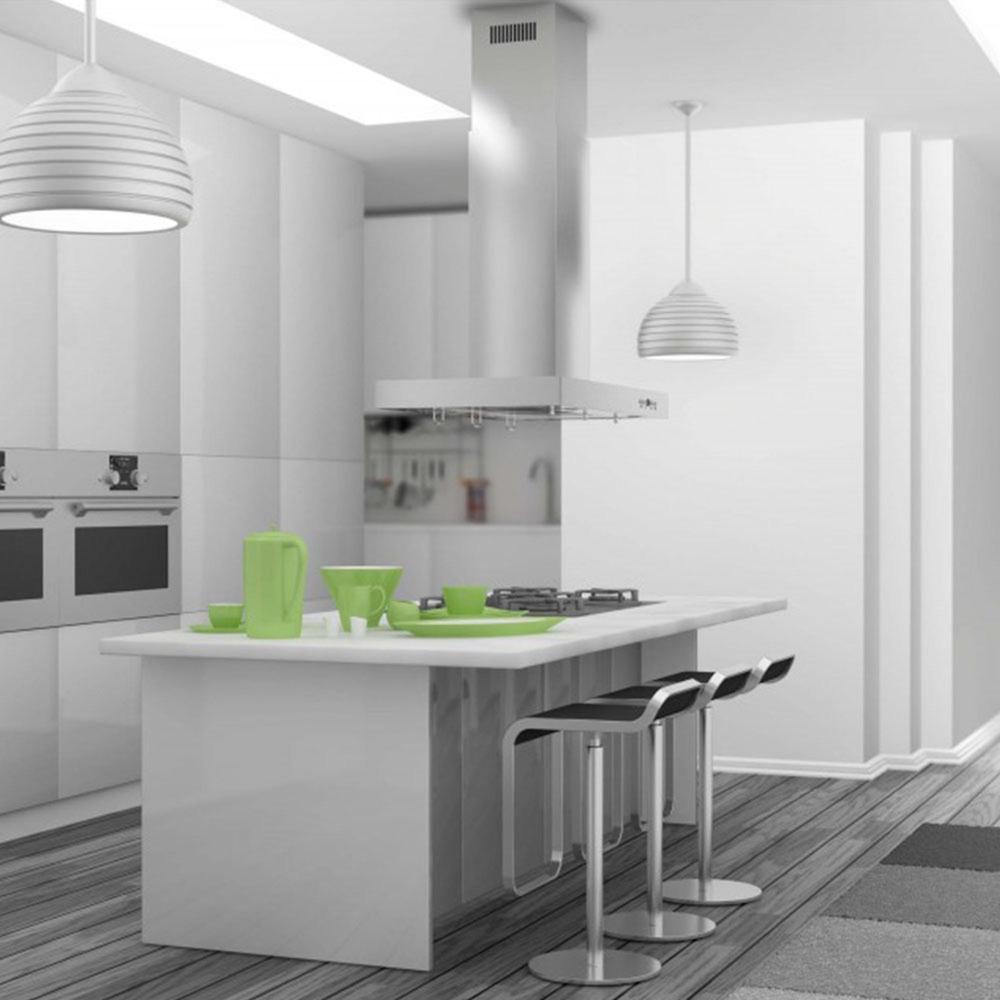 ZLINE 42 in. Convertible Vent Island Mount Range Hood in Stainless Steel (KE2i-42)