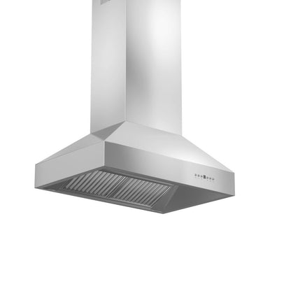 ZLINE 36 in. Ducted Island Mount Range Hood in Outdoor Approved Stainless Steel (697i-304-36)