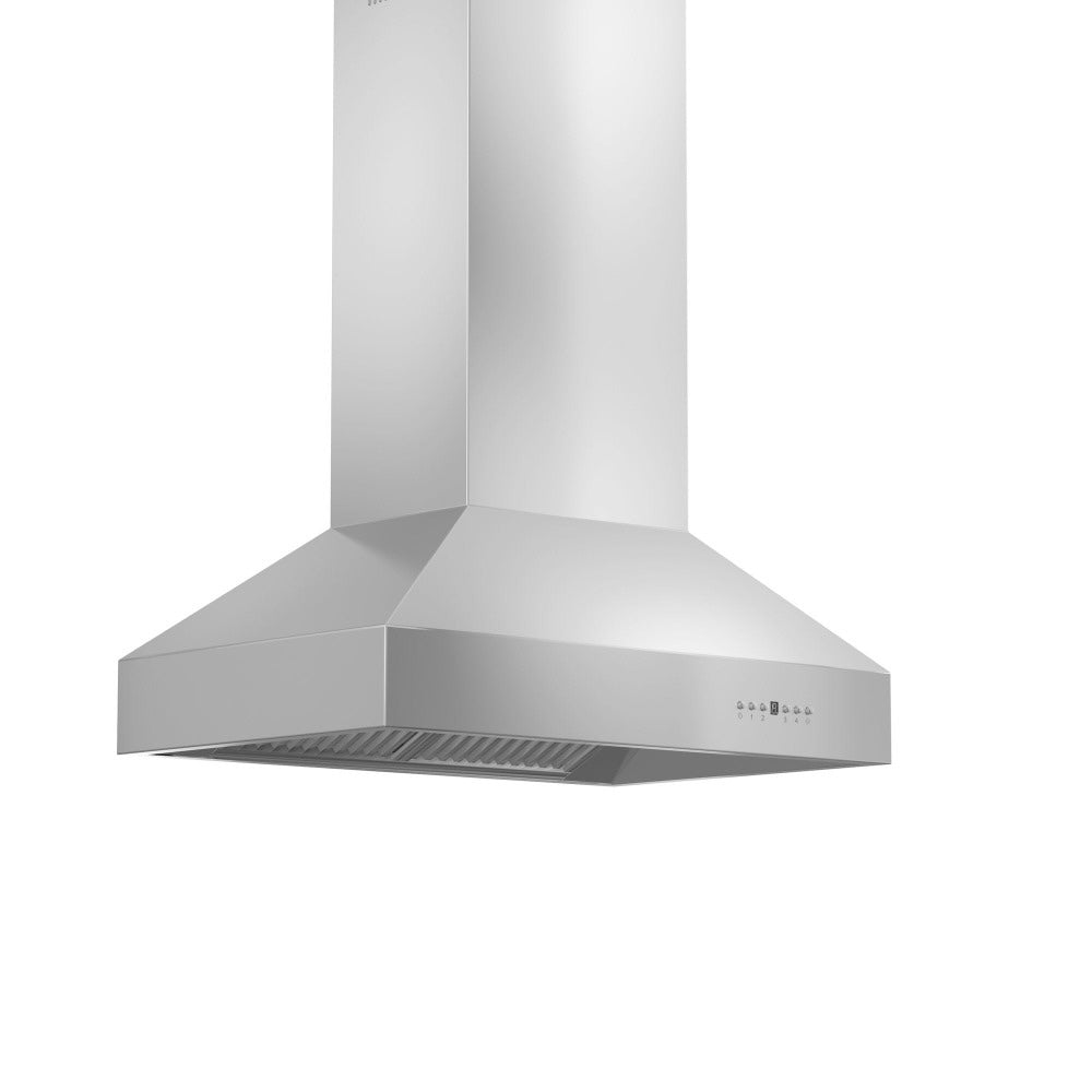 ZLINE 36 in. Ducted Island Mount Range Hood in Outdoor Approved Stainless Steel (697i-304-36)