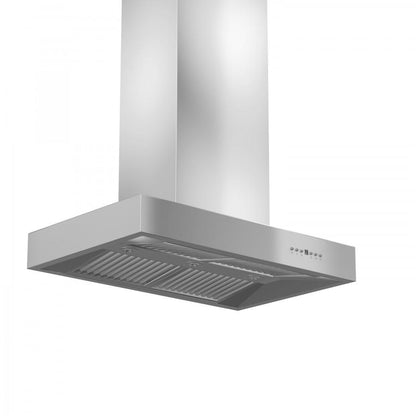 ZLINE 36 in. Ducted Outdoor Island Mount Range Hood in Stainless Steel (KECOMi-304-36)