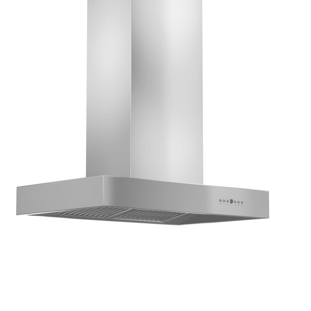 ZLINE 60 in. Ducted Professional Island Mount Range Hood in Stainless Steel (KECOMi-60)
