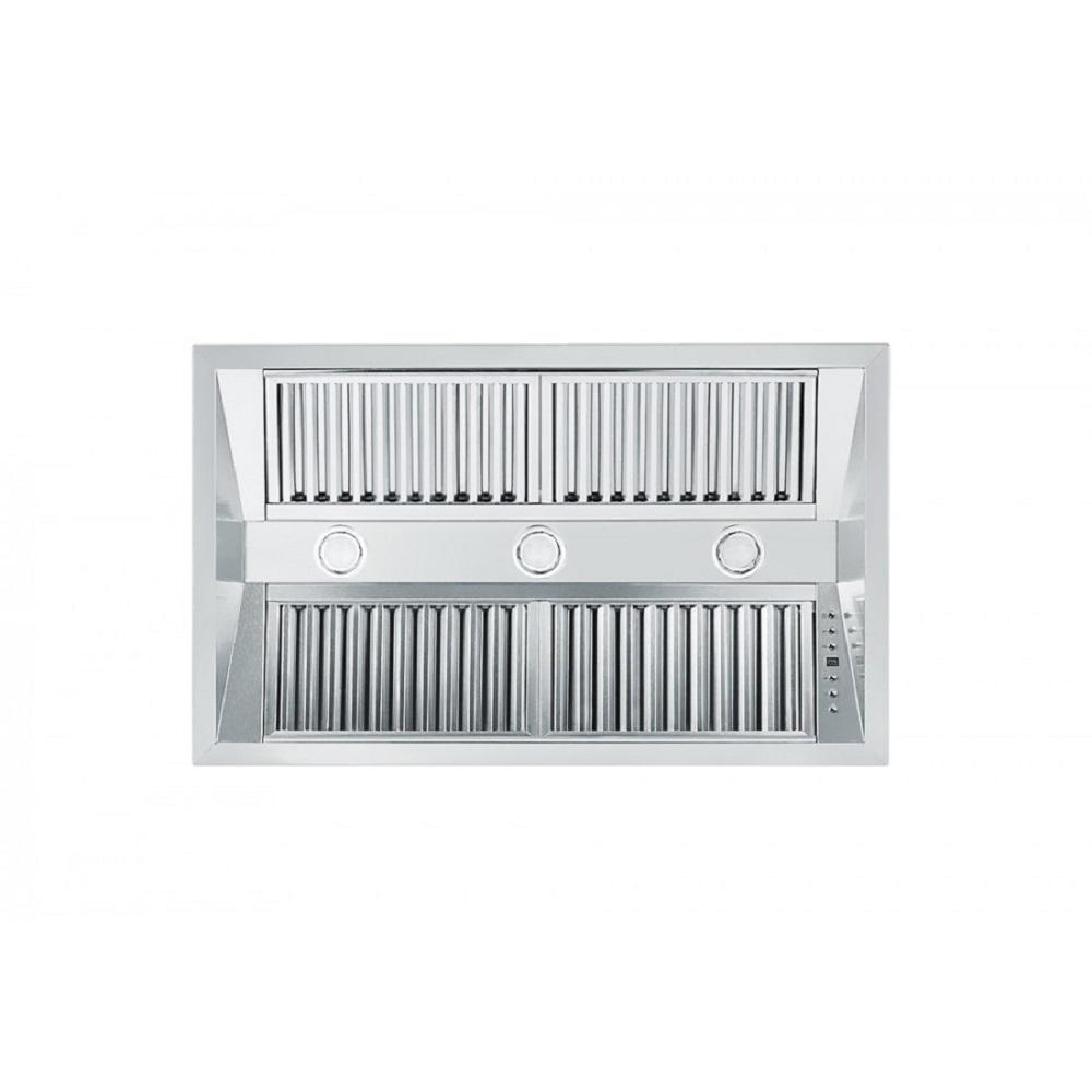 ZLINE 34 in. Ducted Island Mount Range Hood Insert in Stainless Steel (721i-34)