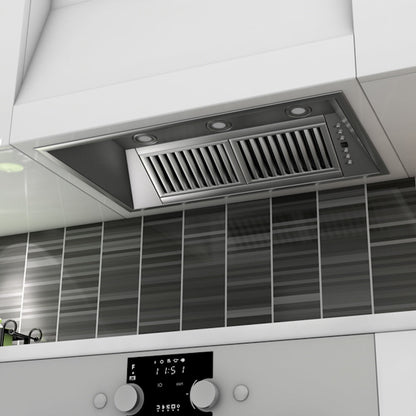 ZLINE 34 in. Ducted Wall Mount Range Hood Insert in Outdoor Approved Stainless Steel (721-304-34)