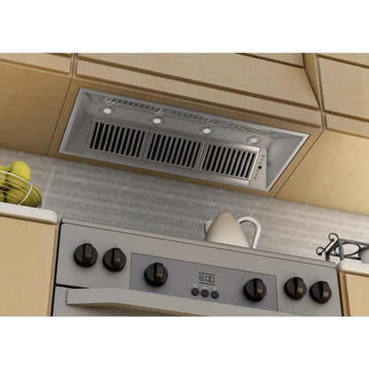 ZLINE 52 in. Ducted Wall Mount Range Hood Insert in Stainless Steel (721-52)