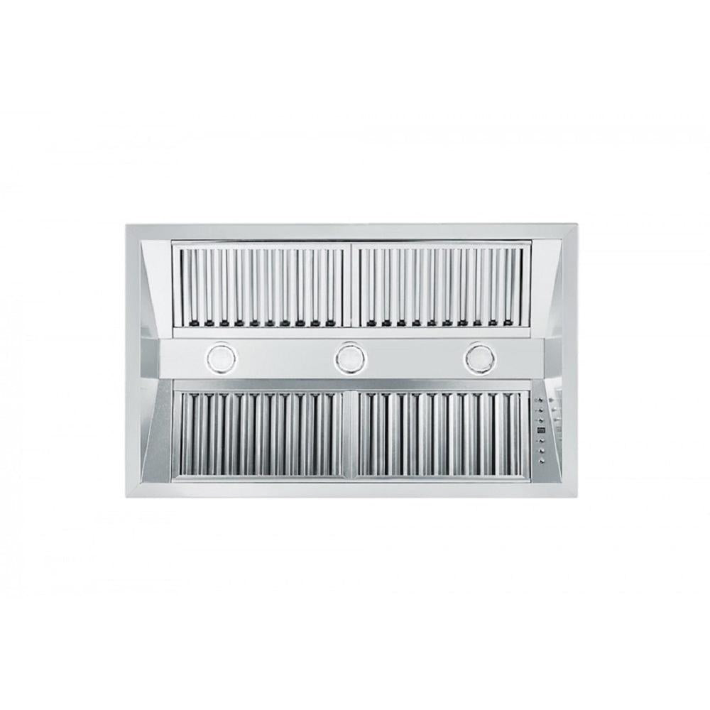 ZLINE 34 in. Ducted Island Mount Range Hood Insert in Stainless Steel (824i-34)