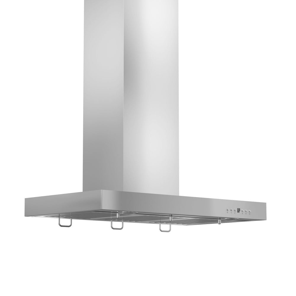 ZLINE 30 in. Convertible Vent Wall Mount Range Hood in Stainless Steel with Crown Molding (KECRN-30)