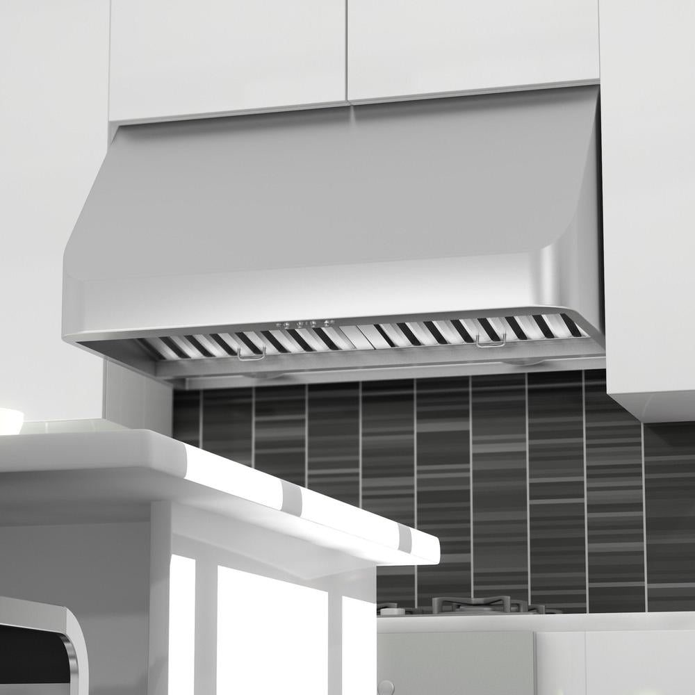 ZLINE 30 in. Convertible Vent Under Cabinet Range Hood in Stainless Steel (520-30)