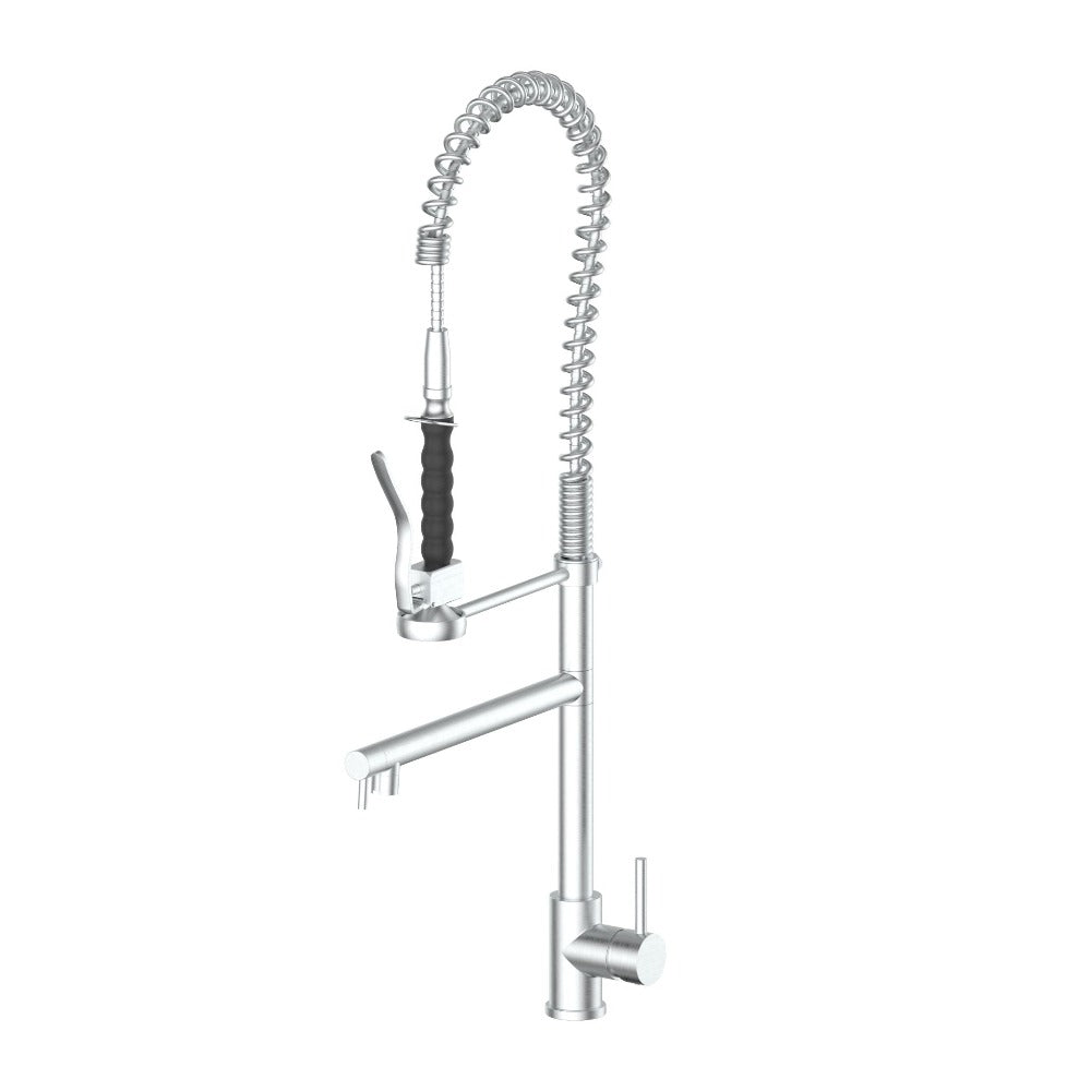 ZLINE Van Gogh Pull Down Spring Kitchen Faucet with Pot Filler in Brushed Nickel (VNG-KF-BN)