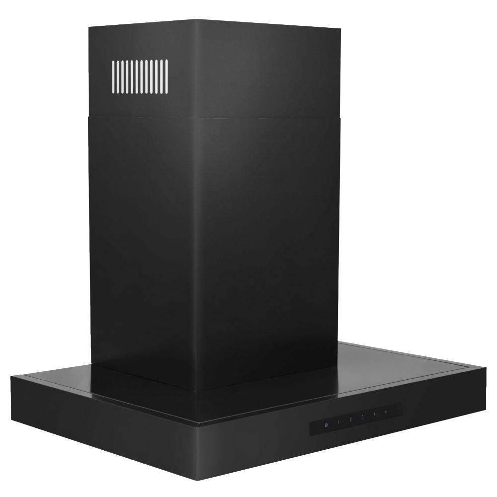 ZLINE 30 in. Convertible Vent Wall Mount Range Hood in Black Stainless Steel (BSKEN-30)
