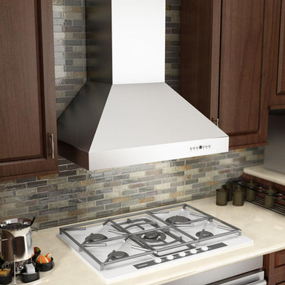 ZLINE 48 in. Professional Ducted Wall Mount Range Hood in Stainless Steel (667-48)