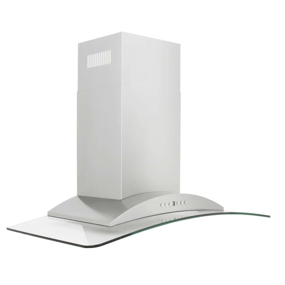 ZLINE 30 in. Convertible Vent Wall Mount Range Hood in Stainless Steel and Glass (KN-30)