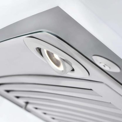 ZLINE 36 in. Convertible Vent Wall Mount Range Hood in Stainless Steel and Glass (KN-36)