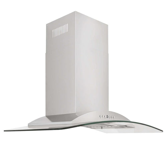 ZLINE 36 in. Convertible Vent Wall Mount Range Hood in Stainless Steel and Glass (KN-36)