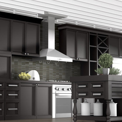 ZLINE 48 in. Convertible Vent Wall Mount Range Hood in Stainless Steel (KL3-48)