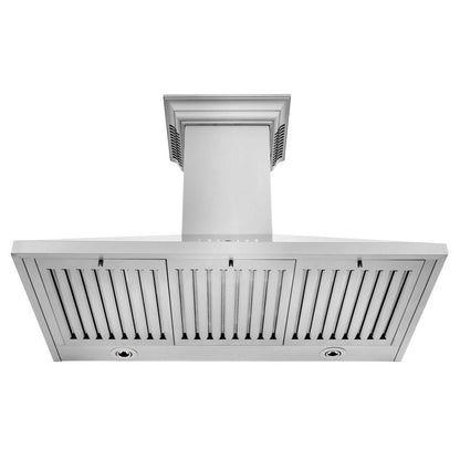 ZLINE 30 in. CrownSound™ Ducted Vent Wall Mount Range Hood in Stainless Steel with Built-in Bluetooth Speakers (KL2CRN-BT-30)