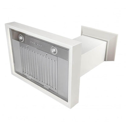ZLINE 48 in. Ducted Wooden Wall Mount Range Hood in Cottage White (KBTT-48)