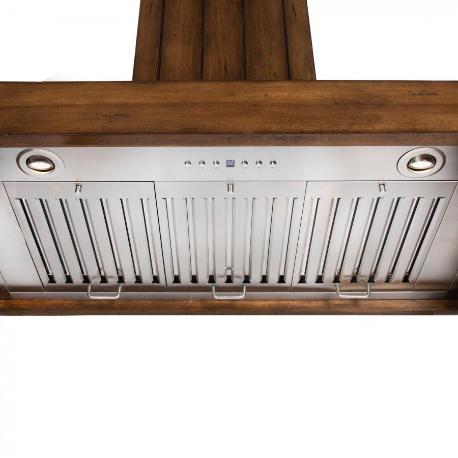 ZLINE 30 in. Wooden Wall Mount Range Hood in Rustic Light Finish (KPLL-30)