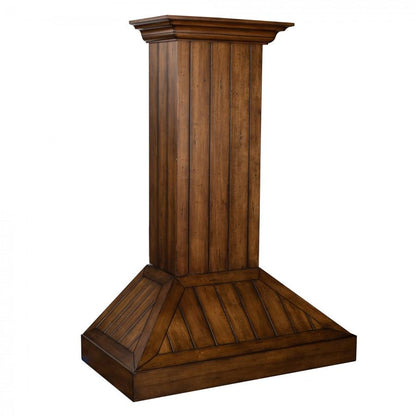 ZLINE 30 in. Wooden Wall Mount Range Hood in Rustic Light Finish (KPLL-30)