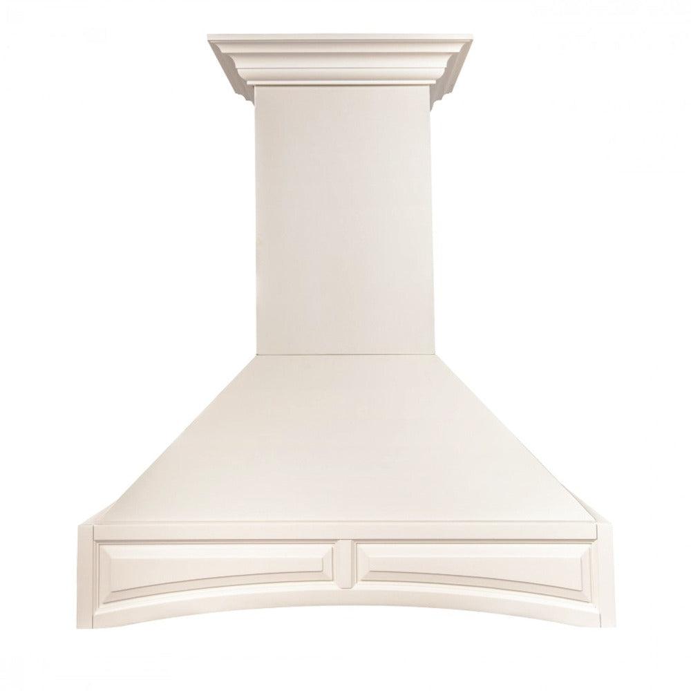 ZLINE 30 in. Convertible Vent Wooden Wall Mount Range Hood in Cottage White (321TT-30)