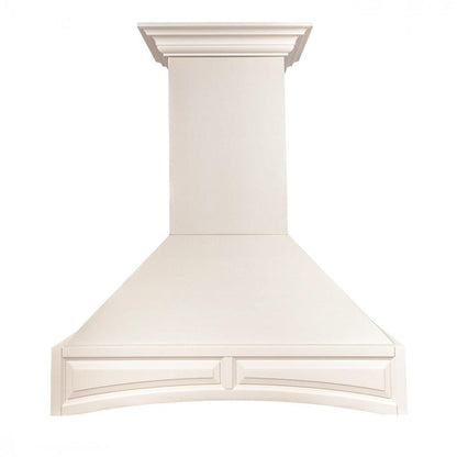 ZLINE 30 in. Convertible Vent Wooden Wall Mount Range Hood in Cottage White (321TT-30)