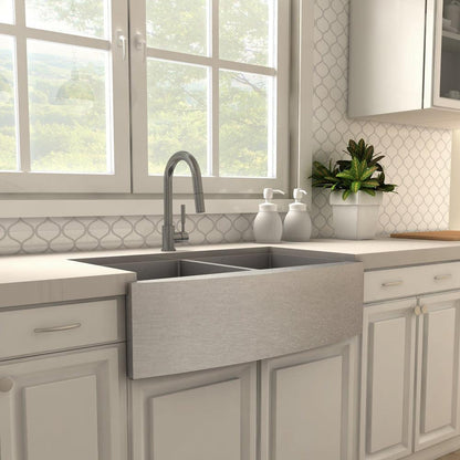 ZLINE Gemini Pull Down Single Handle Kitchen Faucet in Gun Metal (GEM-KF-GM)